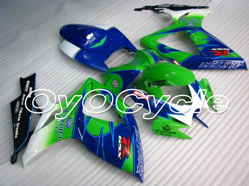 For 06-07 Suzuki GSXR600 GSXR750 K6 K7 GSXR 600 750 Injection Motorcycle ABS Fairing Bodywork Kit 2006 2007 Green Blue
For 06-07 Suzuki GSXR600 GSXR750 K6 K7 GSXR 600 750 Injection Motorcycle ABS Fairing Bodywork Kit 2006 2007 Green Blue