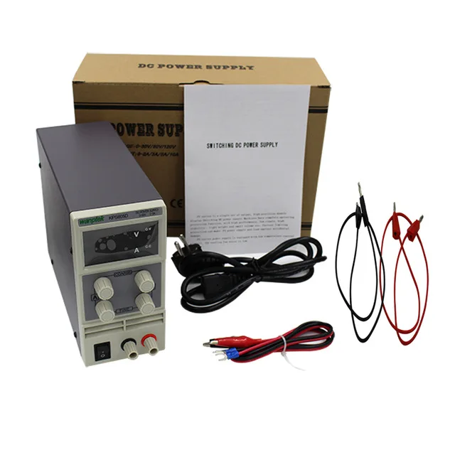 DC Power Supply 0-60V 5A Adjustable Dual LED Three Digital Tube Display Variable Precision Lab Grade
DC Power Supply 0-60V 5A Adjustable Dual LED Three Digital Tube Display Variable Precision Lab Grade