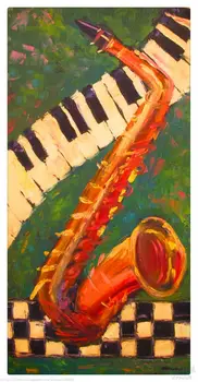 Musical Instrument Oil painting on canvas hight Quality Hand-painted Painting sax 
Musical Instrument Oil painting on canvas hight Quality Hand-painted Painting sax