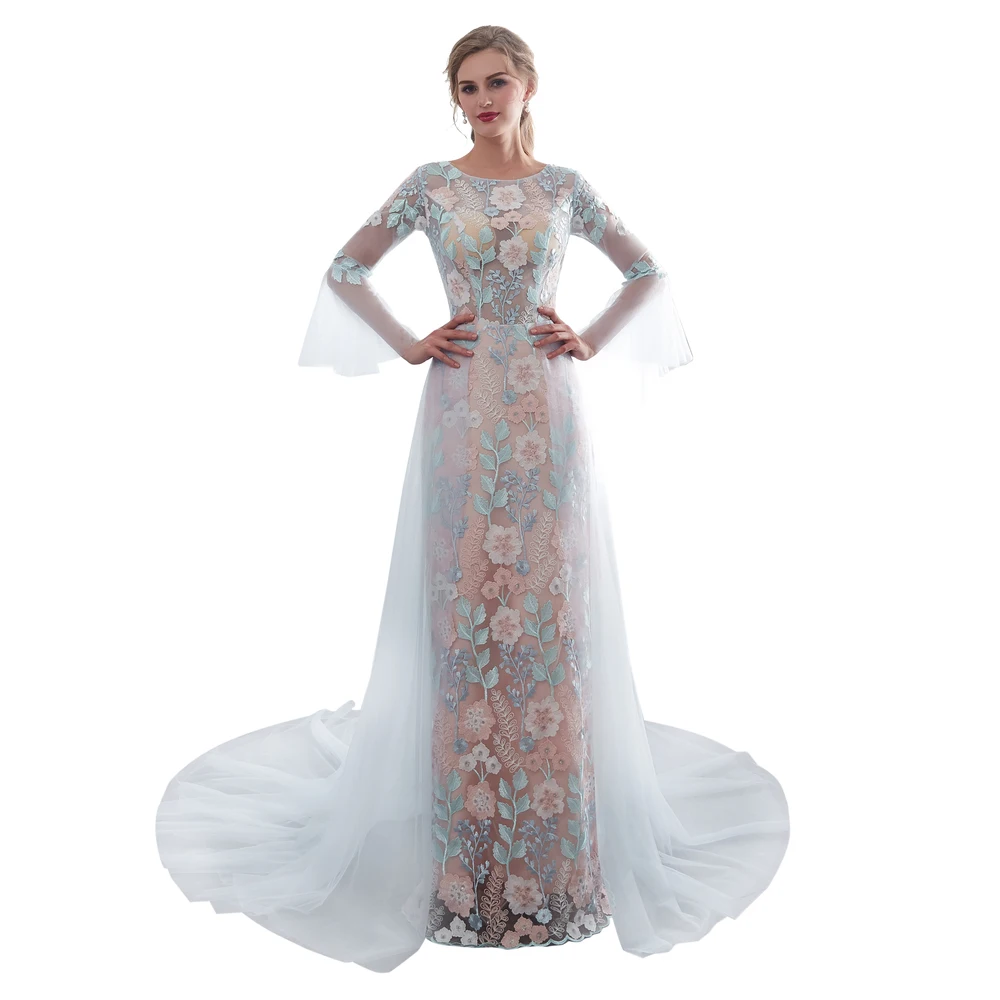 In stock 2019 Luxury Arrival Evening Dress Mermaid Two Sleeve Flower Empire Evening Gown Prom Dresses Vestido De Festa Longo
In stock 2019 Luxury Arrival Evening Dress Mermaid Two Sleeve Flower Empire Evening Gown Prom Dresses Vestido De Festa Longo
