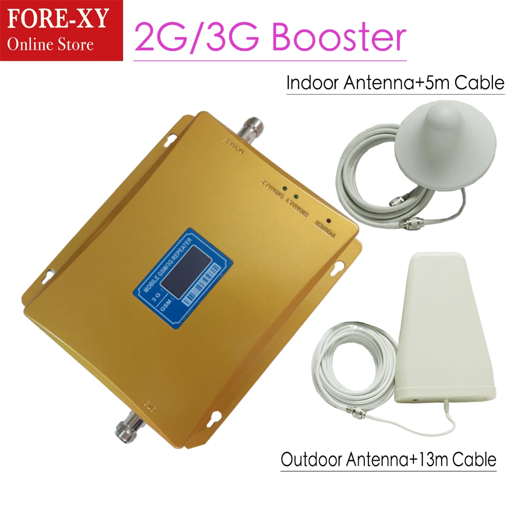 New Cell Phone Booster UMTS 3G repeater LCD Display GSM 900mhz Booster 65dB Gain GSM Repeater and antenna
New Cell Phone Booster UMTS 3G repeater LCD Display GSM 900mhz Booster 65dB Gain GSM Repeater and antenna