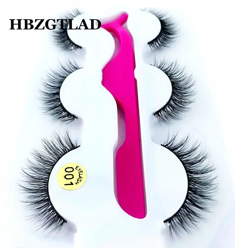 HBZGTLAD NEW 1/3 pairs Natural False Eyelashes Fake Lashes Long Makeup 3D Mink Lashes Eyelash Extension Mink Eyelashes +tweezers
HBZGTLAD NEW 1/3 pairs Natural False Eyelashes Fake Lashes Long Makeup 3D Mink Lashes Eyelash Extension Mink Eyelashes +tweezers