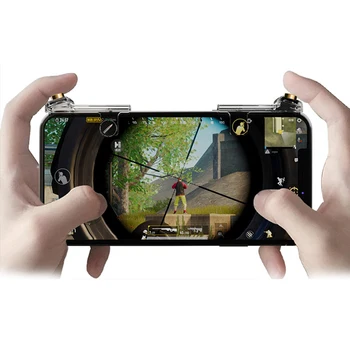 Plating Gold PUBG Mobile Phone Game Trigger Fire Button Gamepad Controller Button Linkage Gaming Joystick Aim Key Shooter
Plating Gold PUBG Mobile Phone Game Trigger Fire Button Gamepad Controller Button Linkage Gaming Joystick Aim Key Shooter