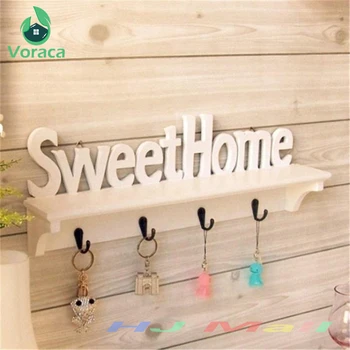 1Pc "Sweet Home" Shelves Hat Key Holders 4 Hooks Storage Shelf Hanging Hooks Wall Mounted Rack Home Holder Storage Hanger Home
1Pc "Sweet Home" Shelves Hat Key Holders 4 Hooks Storage Shelf Hanging Hooks Wall Mounted Rack Home Holder Storage Hanger Home