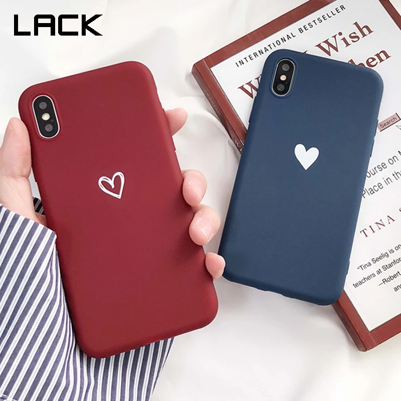 LACK For iphone XS Max Cute Love Heart Soft TPU Couples Phone Case For iphone 6 6S 7 8 Plus X XR XS Fashion Wine Red Back Cover
LACK For iphone XS Max Cute Love Heart Soft TPU Couples Phone Case For iphone 6 6S 7 8 Plus X XR XS Fashion Wine Red Back Cover