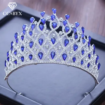 CC big tiaras and crowns water drop rhinestone pageant high quality engagement wedding hair accessories for bride jewelry XY235 
CC big tiaras and crowns water drop rhinestone pageant high quality engagement wedding hair accessories for bride jewelry XY235