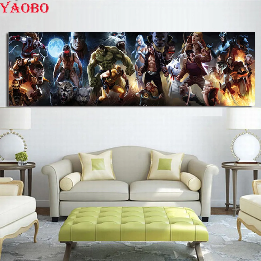 Large DIY Diamond Painting Superhero Marvel Poster Diamond Embroidery 5D Full Square/Round Diamond Mosaic Children's room Decor
Large DIY Diamond Painting Superhero Marvel Poster Diamond Embroidery 5D Full Square/Round Diamond Mosaic Children's room Decor