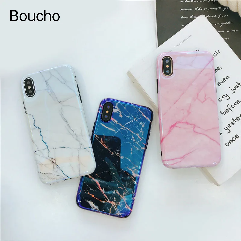 Boucho Glossy Blu-Ray Marble Phone Case For iphone X Case For iphone 6 6S 7 8 Plus Cases Fashion Classic Smooth Back Cover Capa
Boucho Glossy Blu-Ray Marble Phone Case For iphone X Case For iphone 6 6S 7 8 Plus Cases Fashion Classic Smooth Back Cover Capa