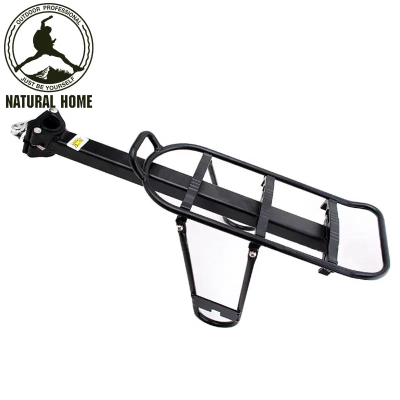 Image [NaturalHome] Brand Aluminium Alloy MTB Mountain Bike Cycling Luggage Carrier Bicycle Rear Seat Luggage Rack Bearing 30kg
