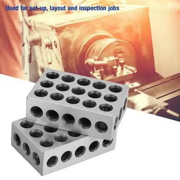2pcs Parallel Clamping Block 25x50x75mm Blocks 23 Holes Milling Parallel Clamping Block Milling Machine Accessories
2pcs Parallel Clamping Block 25x50x75mm Blocks 23 Holes Milling Parallel Clamping Block Milling Machine Accessories