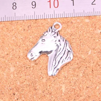 57Pcs Antique Silver Plated steed horse head Charms Diy Handmade Jewelry Findings Accessories 28*22mm
57Pcs Antique Silver Plated steed horse head Charms Diy Handmade Jewelry Findings Accessories 28*22mm