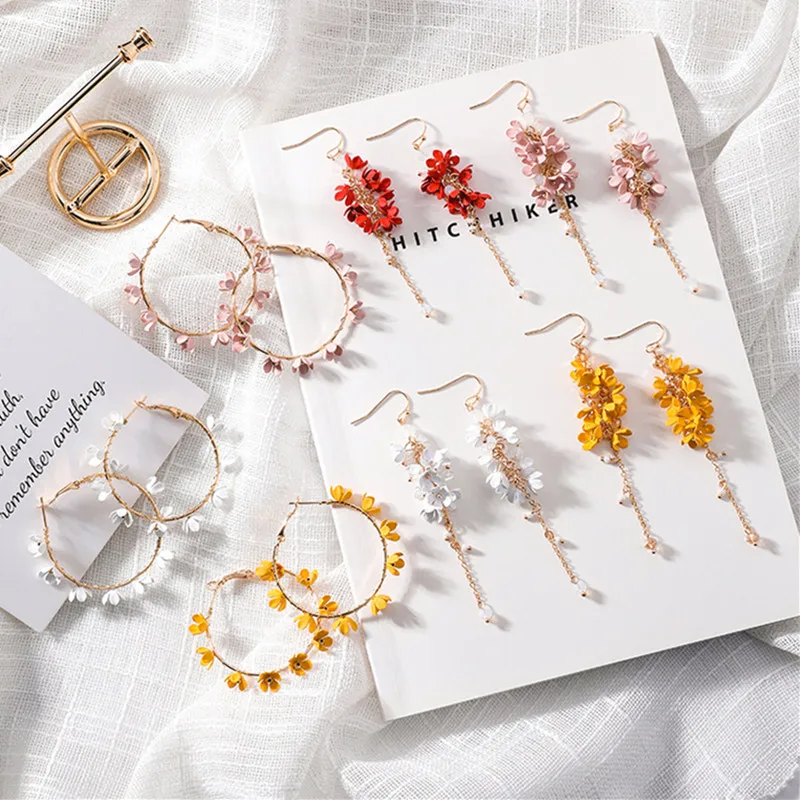 Japanese Korean New Elegant Long Full Flower Crystal Tassel Hook Earrings For Women Fashion Round Circle Dangle Jewelry
Japanese Korean New Elegant Long Full Flower Crystal Tassel Hook Earrings For Women Fashion Round Circle Dangle Jewelry