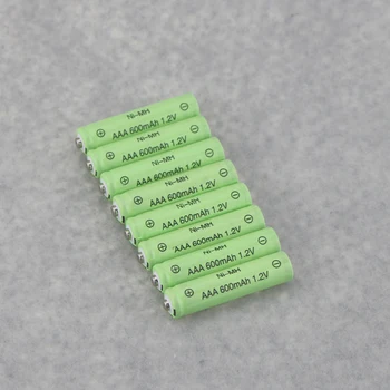 Rechargeable NI-CD 600mAh 1.2V AAA Size 7 Battery For Electric Remote Control Toys Remote Control Solar Energy Lamp Lawn Lamp
Rechargeable NI-CD 600mAh 1.2V AAA Size 7 Battery For Electric Remote Control Toys Remote Control Solar Energy Lamp Lawn Lamp