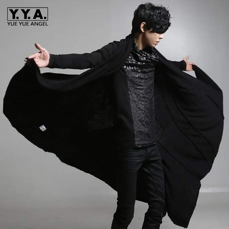 New Asymmetric Length Long Sleeve Korean Mens T-Shirt Loose Fit High Quality Brand Man Clothes Tops Solid Black Fashion Clothes
New Asymmetric Length Long Sleeve Korean Mens T-Shirt Loose Fit High Quality Brand Man Clothes Tops Solid Black Fashion Clothes