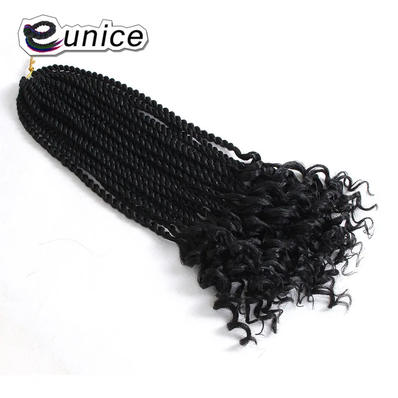 Curly Senegalese Twist Crochet Braiding Synthetic Hair Extension (72)