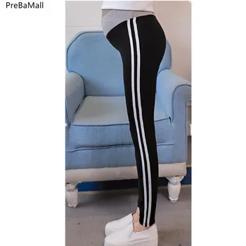 Pregnant Leggings Spring Side Striped Cotton Skinny Leggings Maternity Low Waist Stretched Belly Trousers Pencil Pants E0106
Pregnant Leggings Spring Side Striped Cotton Skinny Leggings Maternity Low Waist Stretched Belly Trousers Pencil Pants E0106