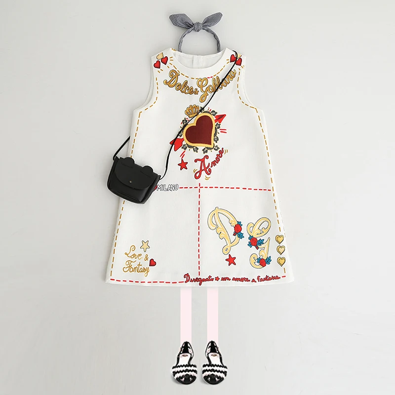 Baby Girls Dresses Autumn&Winter Princess Dress Kids Love Pattern Clothes Baby Girls Clothes 2-9Y
Baby Girls Dresses Autumn&Winter Princess Dress Kids Love Pattern Clothes Baby Girls Clothes 2-9Y