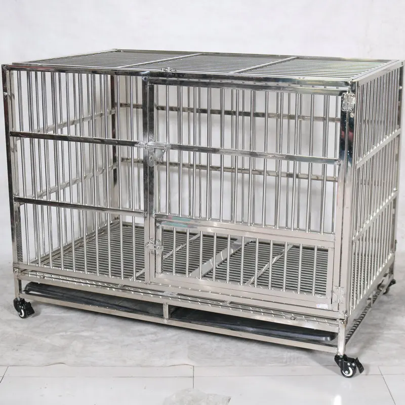 2019 New reinforcement stainless steel folding dog cage with sunroof tray complete specifications
2019 New reinforcement stainless steel folding dog cage with sunroof tray complete specifications
