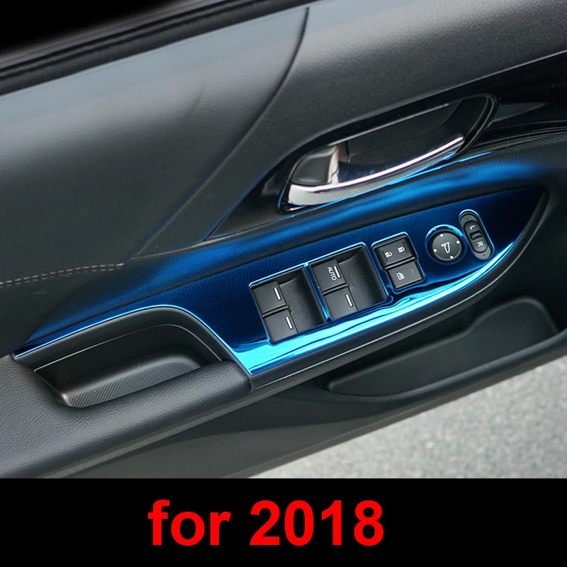4 шт. для Honda Accord 2014-2016 2017 2018 дверная стеклянная подъемная панель декоративная рама