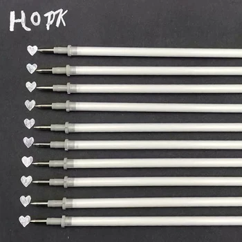10Pcs/set White Gel Pen Refill Photo Album Gel Pen Refills Stationery Office Learning Cute Scrapbooking Pen Gift for Kids
10Pcs/set White Gel Pen Refill Photo Album Gel Pen Refills Stationery Office Learning Cute Scrapbooking Pen Gift for Kids