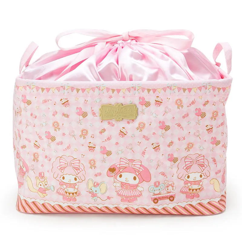 Cute Cartoon My Melody Foldable Drawstring Storage Box Pink Makeup Bag Large Make Up Box Cosmetic Bags Women Beauty Case
Cute Cartoon My Melody Foldable Drawstring Storage Box Pink Makeup Bag Large Make Up Box Cosmetic Bags Women Beauty Case