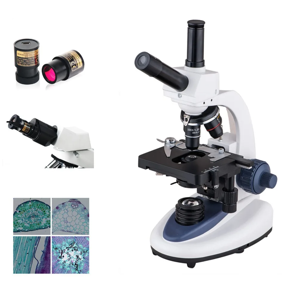 XP704 Clinical Biological Microscope with 5MP Microscopes Eyepiece Cameras | Инструменты