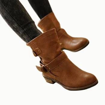 Nice New Autumn Winter Women Boots Fashion Buckle Strap Motorcycle Boots Ankle Boots For Women Martin Boots Botas Femininas DT13
Nice New Autumn Winter Women Boots Fashion Buckle Strap Motorcycle Boots Ankle Boots For Women Martin Boots Botas Femininas DT13