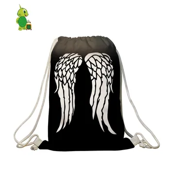The Walking Dead Wings Rick Drawstring Bag Daily Backpack Children School Storage Bags Women Men Softback Travel Bags
The Walking Dead Wings Rick Drawstring Bag Daily Backpack Children School Storage Bags Women Men Softback Travel Bags