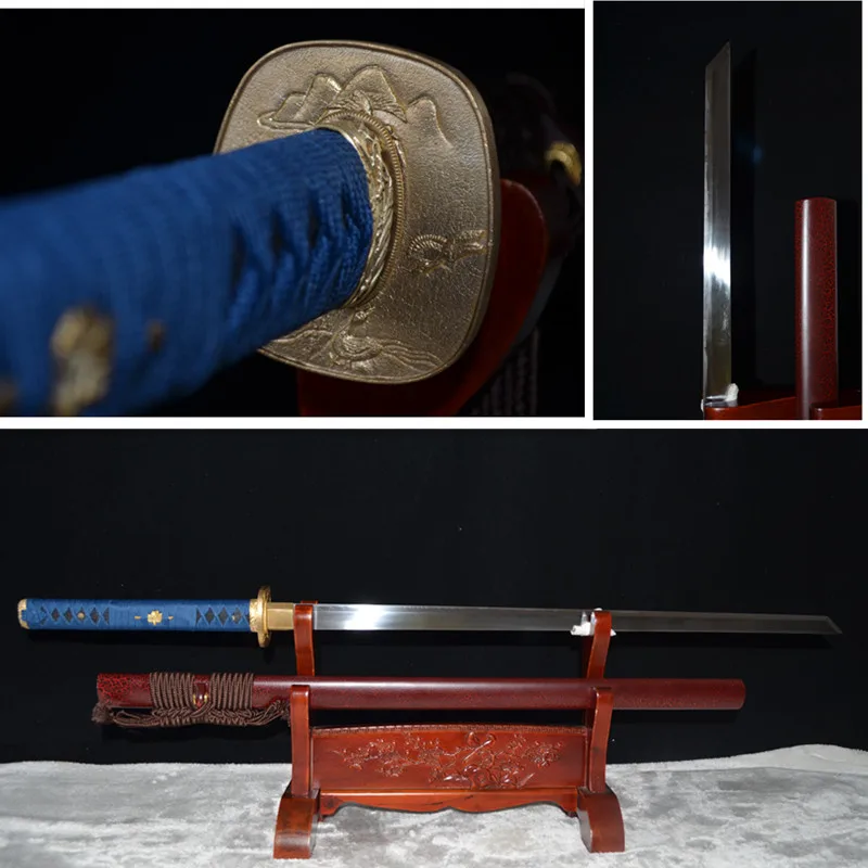 1095 HIGH CARBON STEEL JAPANESE SAMURAI KATANA HANDMADE FUNCTIONAL BLADE NINJA SWORD FULL TANG CAN CUT BAMBOO TREE
1095 HIGH CARBON STEEL JAPANESE SAMURAI KATANA HANDMADE FUNCTIONAL BLADE NINJA SWORD FULL TANG CAN CUT BAMBOO TREE