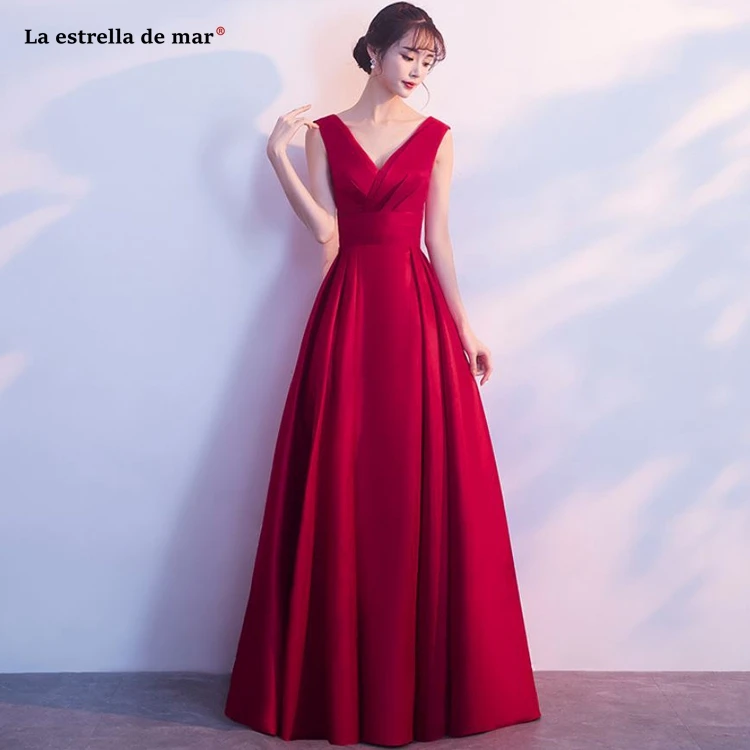 Vestido madrinha2019 new lace chiffon sexy V neck short sleeve A Line burgundy bridesmaid dresses long brautjungfernkleid
Vestido madrinha2019 new lace chiffon sexy V neck short sleeve A Line burgundy bridesmaid dresses long brautjungfernkleid