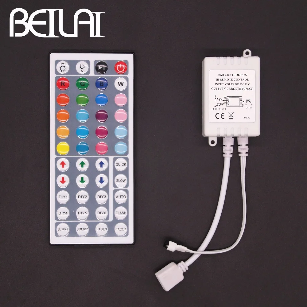 LED RGB Controller DC12V 44 Key IR Remote Controller For SMD 3528 5050 2835 LED Strip Lights Tape Ribbon mini IR Remote
LED RGB Controller DC12V 44 Key IR Remote Controller For SMD 3528 5050 2835 LED Strip Lights Tape Ribbon mini IR Remote