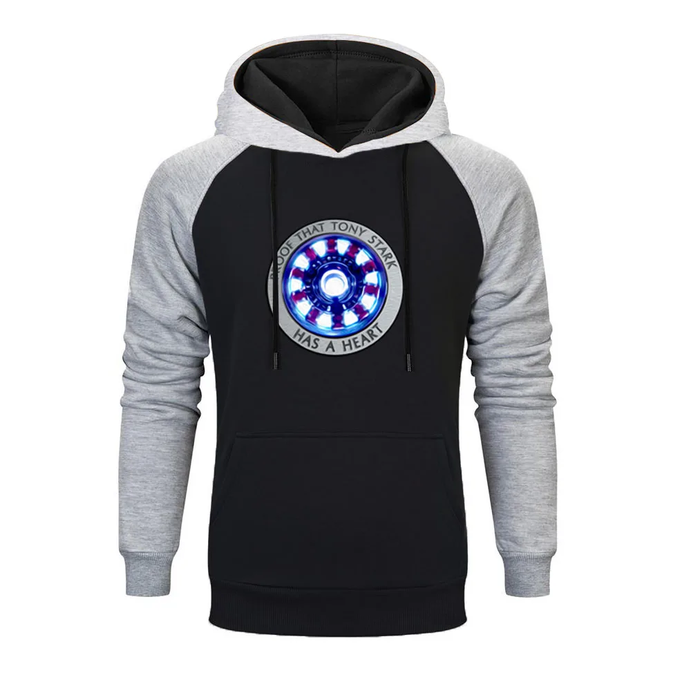 The Avengers TONY STARK Iron Man's Heart Pattern High Quality Printed Raglan Hoodie Sweatshirt Brand Autumn Streetwear Clothes
The Avengers TONY STARK Iron Man's Heart Pattern High Quality Printed Raglan Hoodie Sweatshirt Brand Autumn Streetwear Clothes