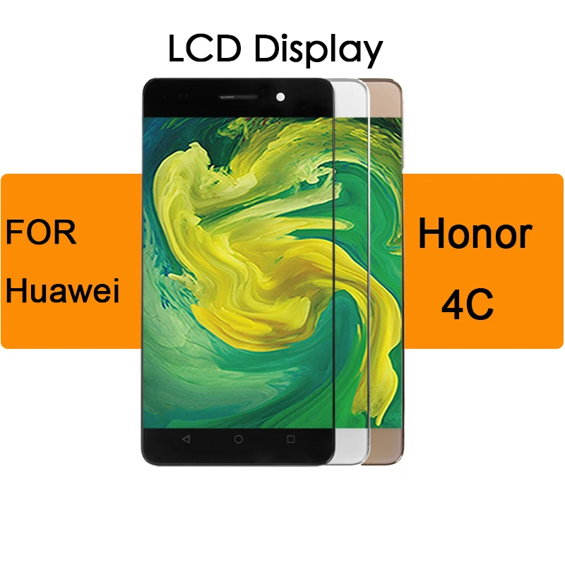 100% NEW Display Touch Screen Assembly Replacement For Huawei Honor 4c LCD Parts+free tool
100% NEW Display Touch Screen Assembly Replacement For Huawei Honor 4c LCD Parts+free tool