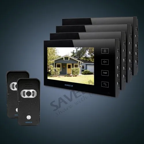 HOMSECUR 7" Video&Audio Smart Doorbell+Touch Button Monitor for Home Security TC021-B Camera+TM704-B Monitor
HOMSECUR 7" Video&Audio Smart Doorbell+Touch Button Monitor for Home Security TC021-B Camera+TM704-B Monitor