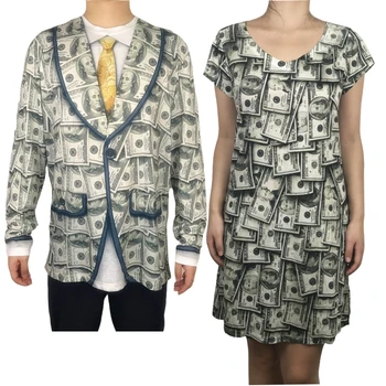 Funny Dollar Printed Matching Halloween Costumes for Partner Cute Couples Halloween Costumes Cash Printed Costume Plus Size
Funny Dollar Printed Matching Halloween Costumes for Partner Cute Couples Halloween Costumes Cash Printed Costume Plus Size