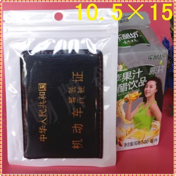 

10.5cm*15cm White/Clear Reclosable Valve Zipper Plastic Packaging Poly Bag Zip Lock Storage Bag Retail Package W/ Hang Hole