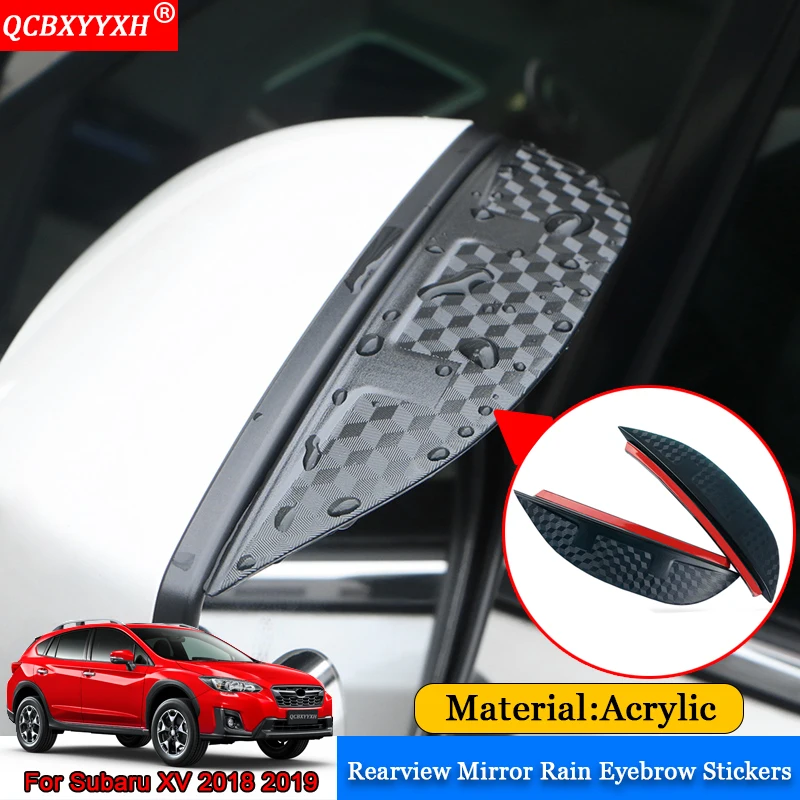 QCBXYYXH Car-styling Auto Carbon Rearview Mirror Car Decoration Rain Gear Back Mirror Eyebrow Cover Fit For Subaru XV 2018 2019
QCBXYYXH Car-styling Auto Carbon Rearview Mirror Car Decoration Rain Gear Back Mirror Eyebrow Cover Fit For Subaru XV 2018 2019