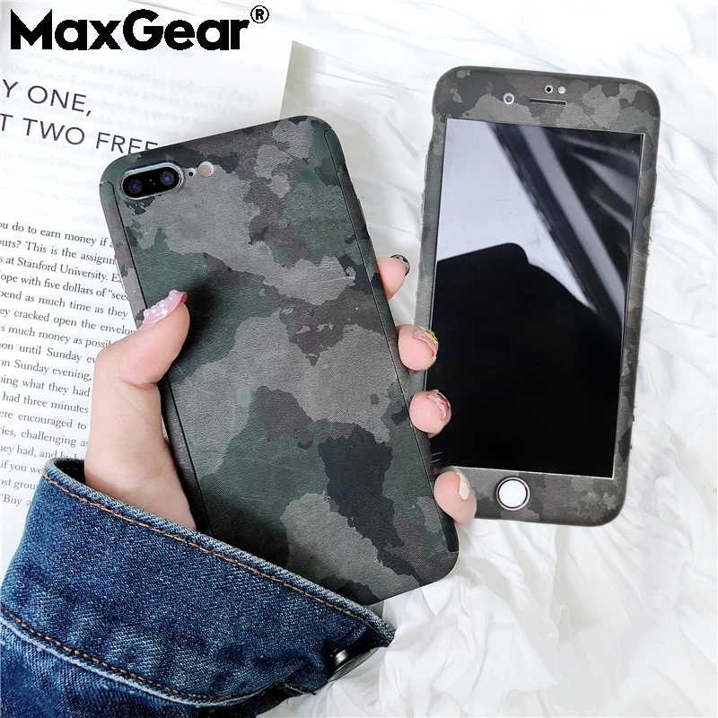 360 Full Body Protection Scrub Case For iPhone X 7 8 6 6S Plus 5 5S SE XR XS Max Luxury Army Camouflage Slim Hard PC Cover Armor
360 Full Body Protection Scrub Case For iPhone X 7 8 6 6S Plus 5 5S SE XR XS Max Luxury Army Camouflage Slim Hard PC Cover Armor