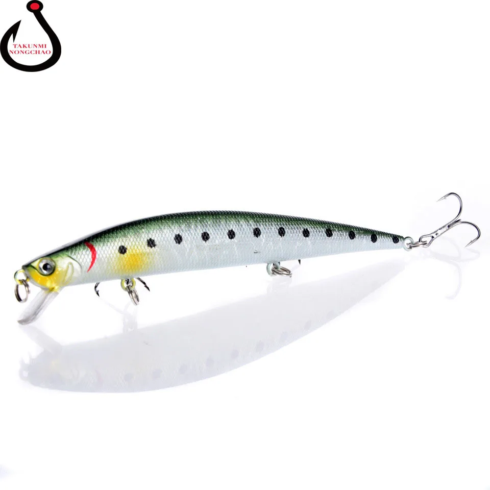 1PCS 12.5cm 12.5g Wobbler Fishing Lure Big Minnow Crankbait 3 hooks Peche Bass Trolling Artificial Bait Pike Carp WS-09
1PCS 12.5cm 12.5g Wobbler Fishing Lure Big Minnow Crankbait 3 hooks Peche Bass Trolling Artificial Bait Pike Carp WS-09