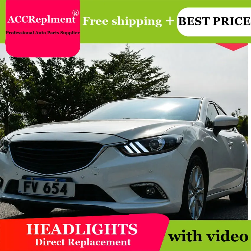 Car Styling For Mazda ATENZA Headlights U Angel Eyes 2014 For Mazda ATENZA LED Light Bar Q5 Bi Xenon Lens Projector LED Bulb
Car Styling For Mazda ATENZA Headlights U Angel Eyes 2014 For Mazda ATENZA LED Light Bar Q5 Bi Xenon Lens Projector LED Bulb