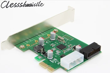 pci express adapter pci-e card usb 3.0 Expansion Add On Cards Converter With 4 pin + USB 3.0 20pin power supply Connector
pci express adapter pci-e card usb 3.0 Expansion Add On Cards Converter With 4 pin + USB 3.0 20pin power supply Connector