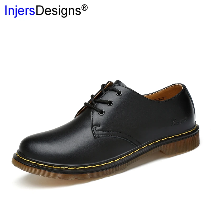 Plus Size 35-46 Lovers Casual Leather Shoes Lace-Up Comfort Tooling Shoes Fashion Vintage Low Top Martin Boots Couple Zapatos
Plus Size 35-46 Lovers Casual Leather Shoes Lace-Up Comfort Tooling Shoes Fashion Vintage Low Top Martin Boots Couple Zapatos