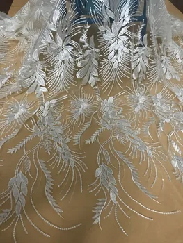 luxury french net lace fabric JIANXI.C-62319 embroidered tulle mesh lace fabric with sequins
luxury french net lace fabric JIANXI.C-62319 embroidered tulle mesh lace fabric with sequins