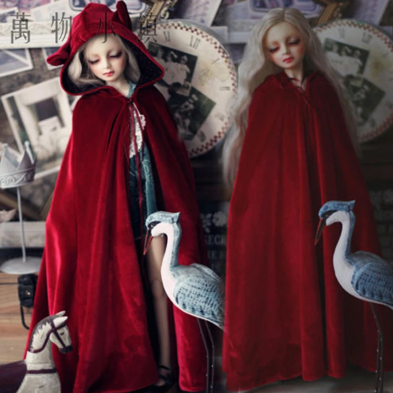 Accept custom New Dark Red Lotita Cat Ear Pleuche Coat/Cloak For 1/2 1/3 1/4 1/6 BJD SD MSD YOSD DZ AF Clothes
Accept custom New Dark Red Lotita Cat Ear Pleuche Coat/Cloak For 1/2 1/3 1/4 1/6 BJD SD MSD YOSD DZ AF Clothes