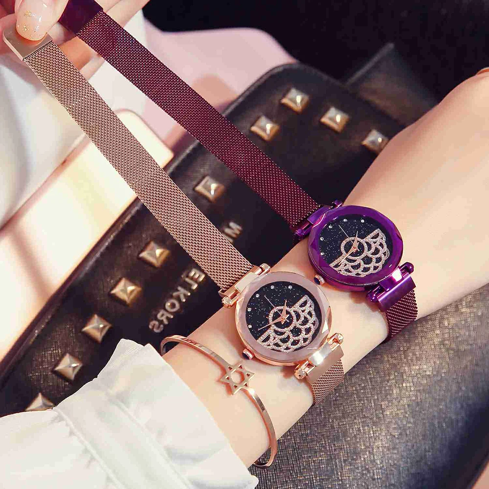 2019 Roman Numera lNew Luxury Women Watches Fashion Elegant Magnet Buckle Vibrato Rose Gold Clock Ladies Wristwatch Starry Sky
2019 Roman Numera lNew Luxury Women Watches Fashion Elegant Magnet Buckle Vibrato Rose Gold Clock Ladies Wristwatch Starry Sky