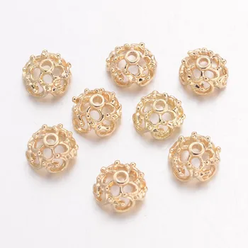350pcs Tibetan Style Metal Bead Caps Golden Jewelry Findings Lead Free and Nickel Free, 9x5mm, Hole: 1mm
350pcs Tibetan Style Metal Bead Caps Golden Jewelry Findings Lead Free and Nickel Free, 9x5mm, Hole: 1mm