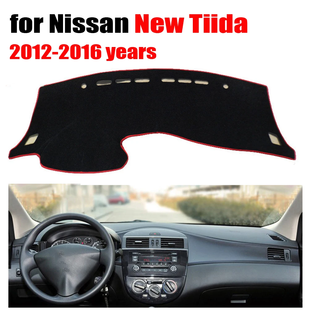 Car dashboard pad For Nissan Tiida 2012-2016 left hand drives Instrument platform dashmat covers desk accessories | Автомобили и