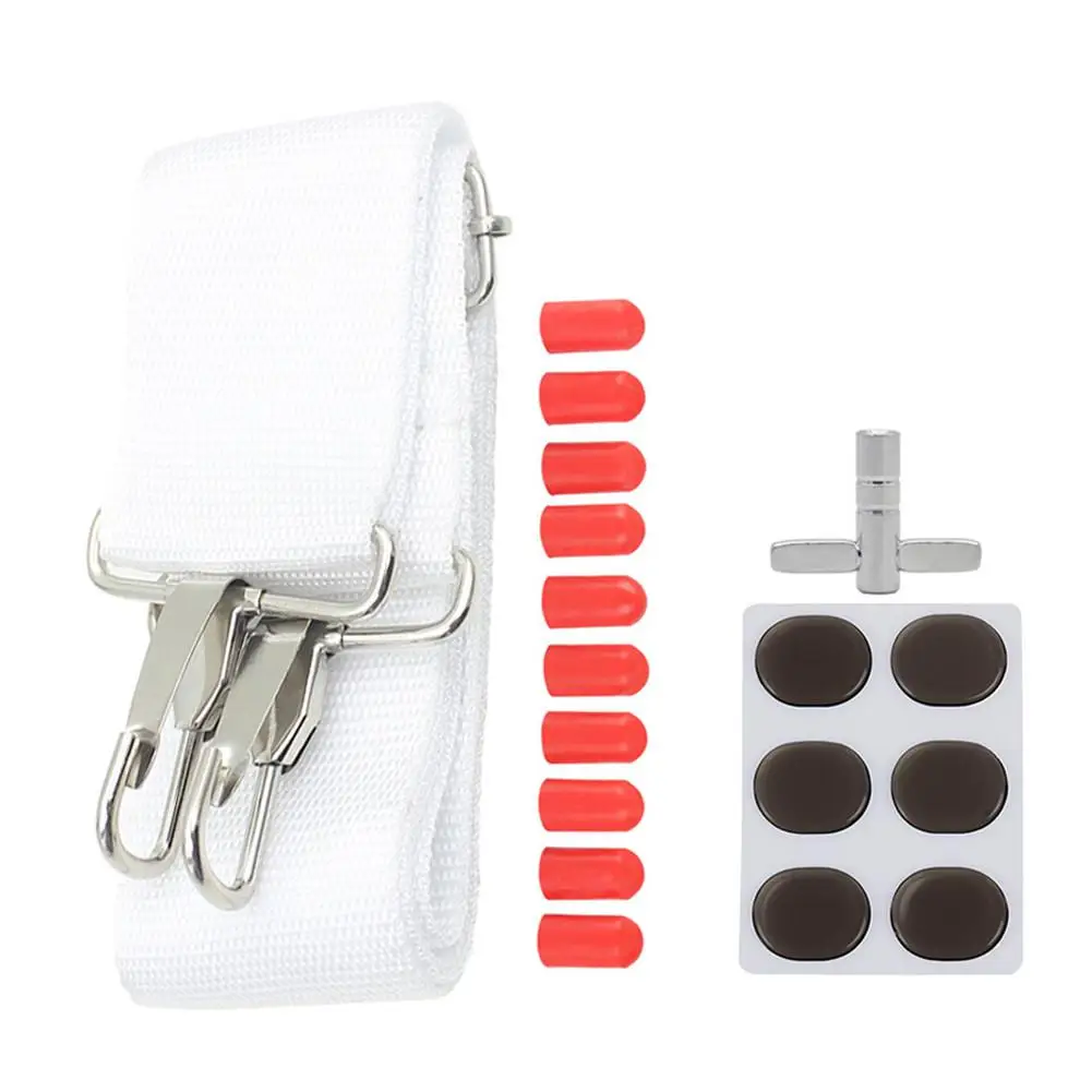 4pcs/set Snare Drum Parts Accessories White Drum Strap + Turning Key + Drum Sticks Drumstickers Cover + Mute Sticker
4pcs/set Snare Drum Parts Accessories White Drum Strap + Turning Key + Drum Sticks Drumstickers Cover + Mute Sticker