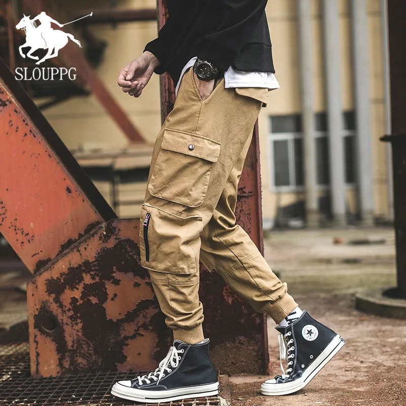 2019 SLOUPPG Men Fashion Streetwear Mens Jogger Pants Ribbons Cotton Cargo Pant Trousers Elastic Waist Harem Pant Men
2019 SLOUPPG Men Fashion Streetwear Mens Jogger Pants Ribbons Cotton Cargo Pant Trousers Elastic Waist Harem Pant Men