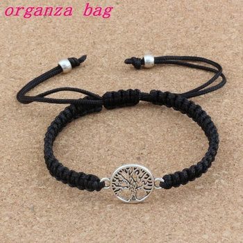 Hot ! 2pcs /lots New fashions Zinc alloy Tree of Life charm black Pure hand-woven Adjustable Bracelet B-71a
Hot ! 2pcs /lots New fashions Zinc alloy Tree of Life charm black Pure hand-woven Adjustable Bracelet B-71a